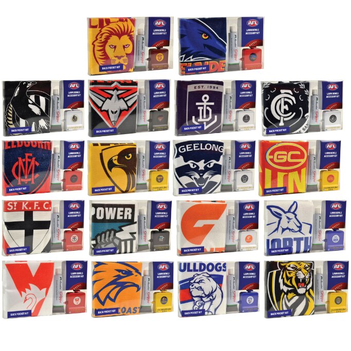 Henselite Official AFL Bowls Accessory Gift Kit | Licensed AFL Lawn ...